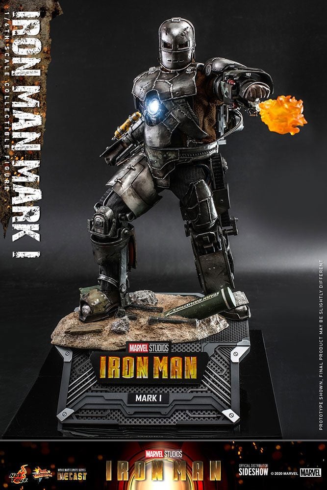 Hot Toys Marvel Iron Man Mark I Movie Masterpiece Figure 30cm
