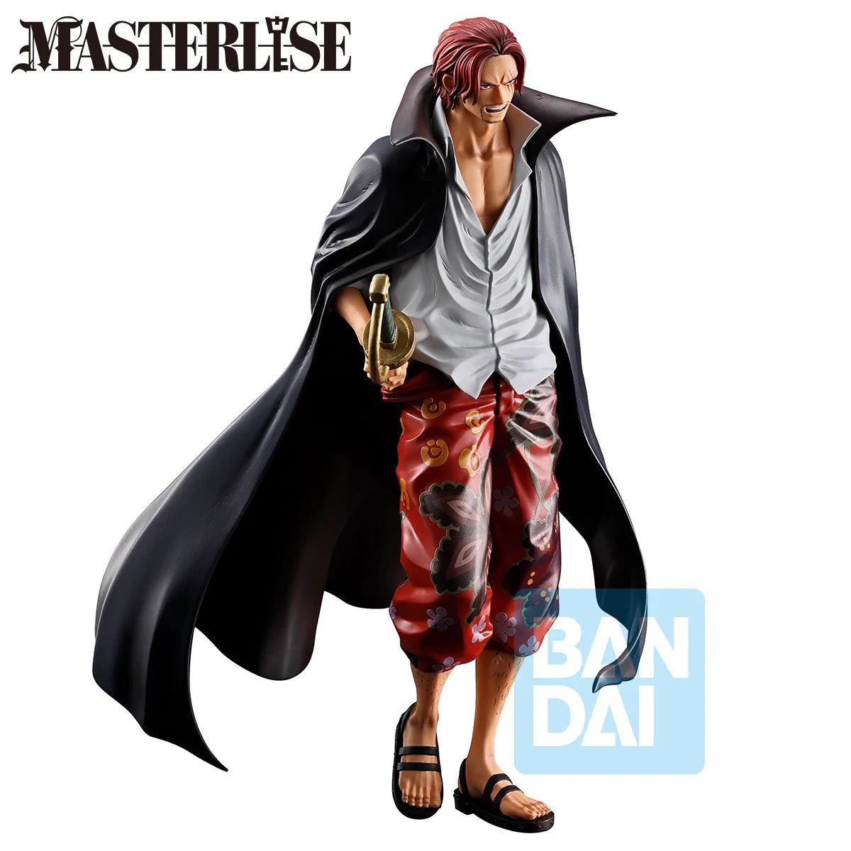 Banpresto One Piece Red Hair Shanks Ichibansho Red Hair Pirates Last Battle MASTERLISE Figure 21cm