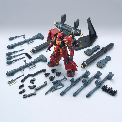 GUNDAM - HGUC 1/144 ZAKU II High Mobility "Psycho Zaku" - Model Kit