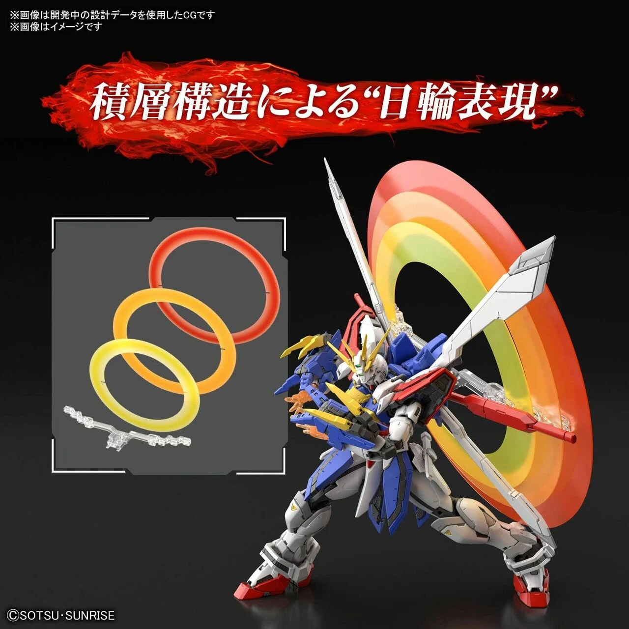 GUNDAM - RG 1/144 God Gundam - Modellbausatz