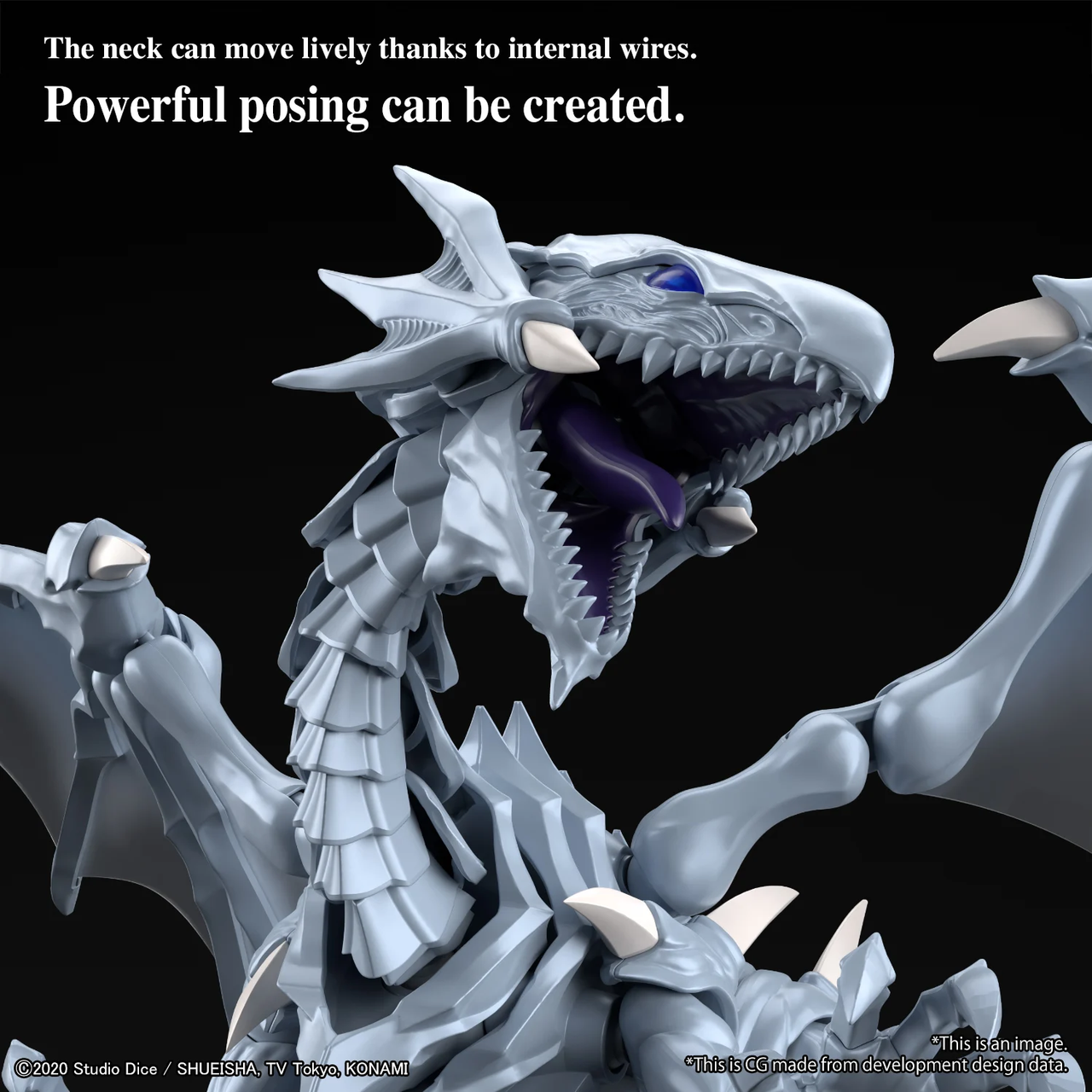 Bandai Yu-Gi-Oh! Figure-rise Standard Amplified – Blue-Eyes White Dragon Model Kit