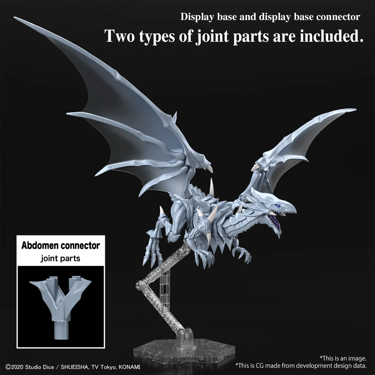 Bandai Yu-Gi-Oh! Figure-rise Standard Amplified – Blue-Eyes White Dragon Model Kit