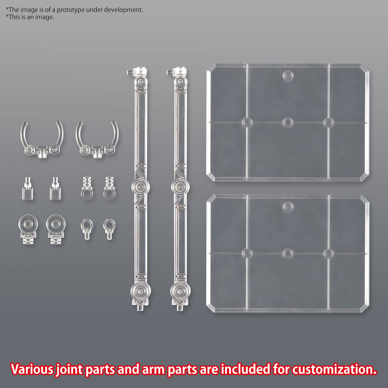 Bandai Action Base 7 – Ausstellungsständer für 1/144 Gundam Modellbausätze (2er-Pack)