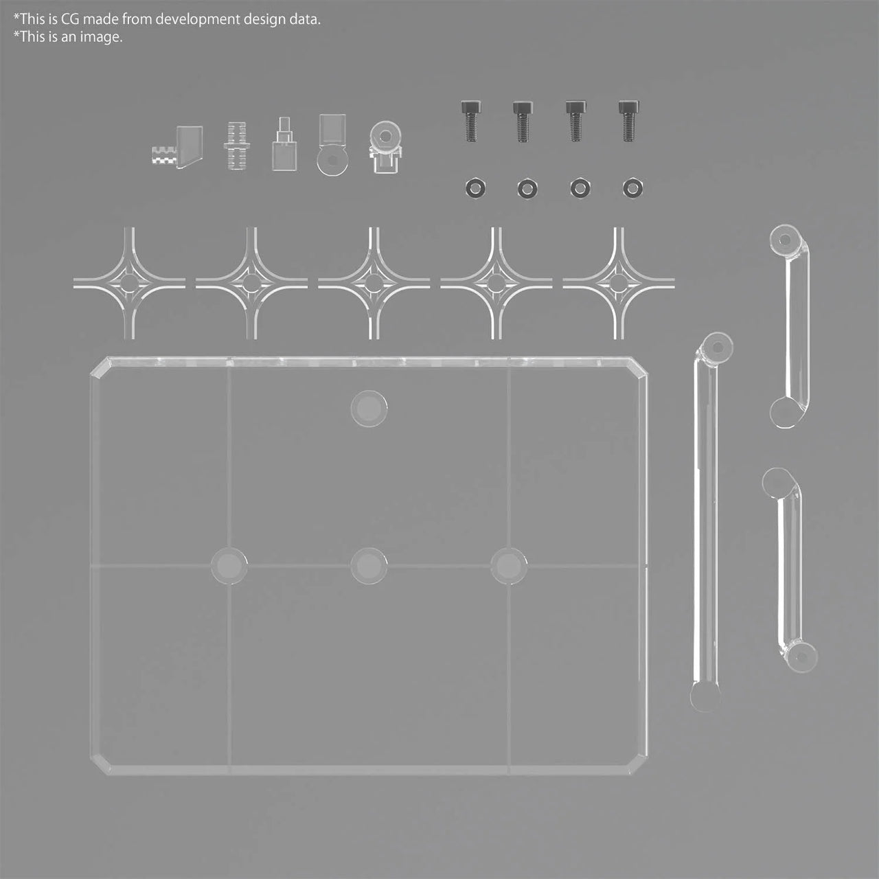 Bandai Action Base 8 – Supporto espositivo per modelli Gundam in scala 1/100