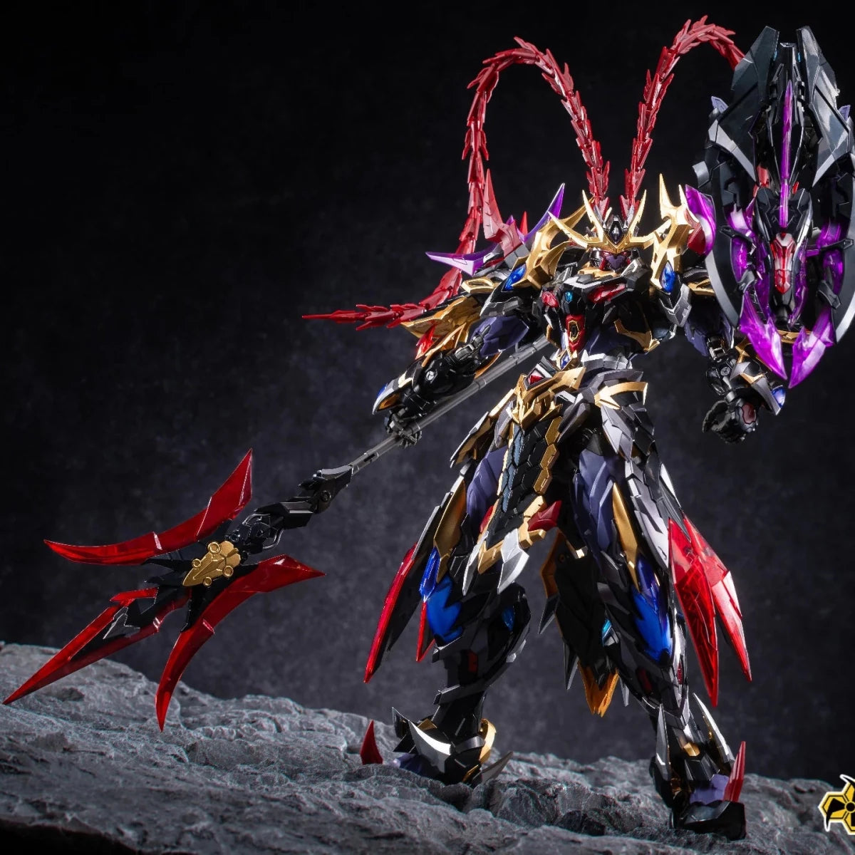 Motor Nuclear MNP-XH15 Lu Bu Fengxian Legend of Star Generals 1/72 Scale Die-Cast Mecha Model Kit 25.5cm