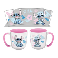 Stor Disney Stitch Watercolor Pink – Elite Coloured Inner Mug 13oz / 384ml