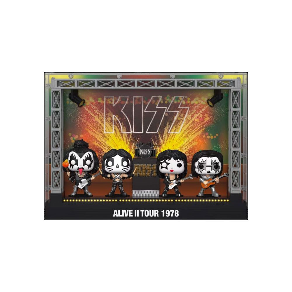 Funko Kiss POP! Moments DLX Vinyl Figure 4-Pack Alive II 1978 Tour 9 cm by LAB7 Malta