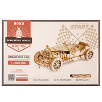 ROKR Grand Prix Car MC401 – 1:16 Vintage Sports Car 3D Wooden Puzzle