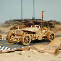 ROKR Grand Prix Car MC401 – 1:16 Vintage Sports Car 3D Wooden Puzzle