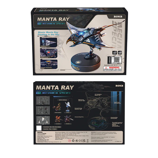 ROKR Manta Ray Mechanical 3D Puzzle Kit MI06