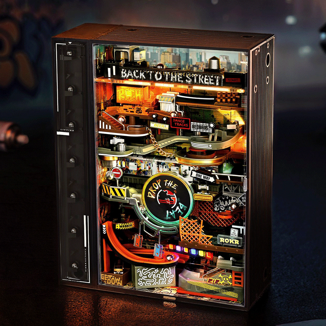 ROKR Hip-Hop Street Marble Run Mechanical 3D Puzzle MR03S