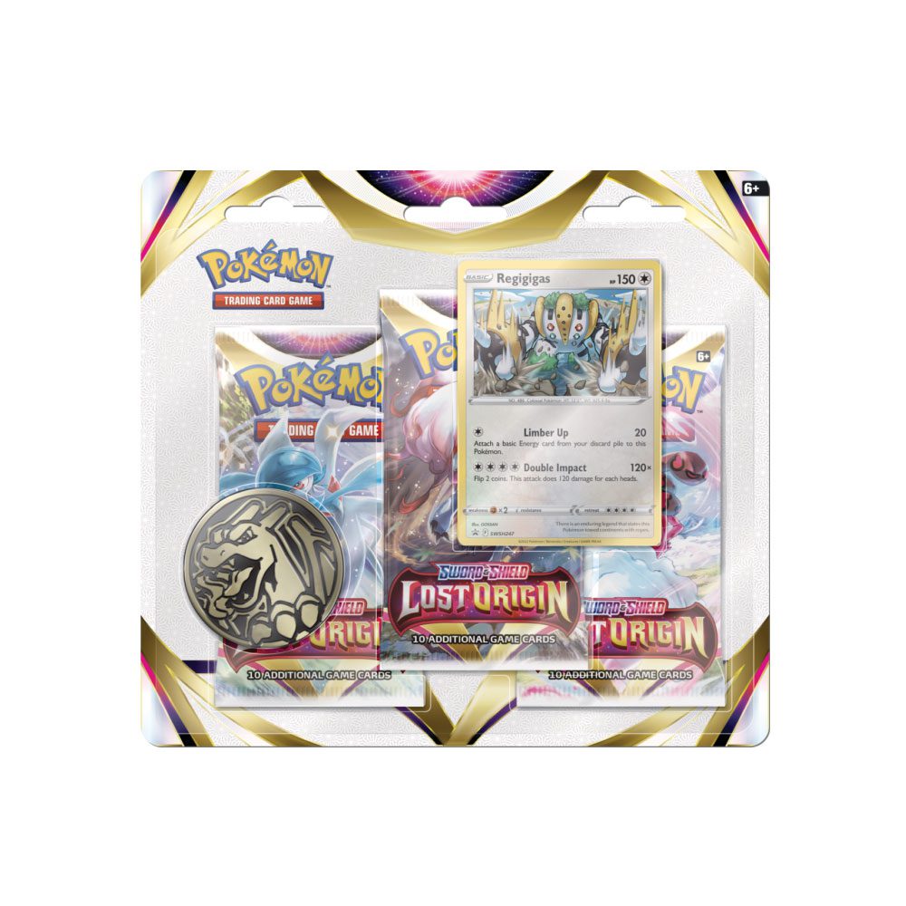 Pokémon TCG: Lost Origin - 3-Pack Blister Regigigas by LAB7 Malta