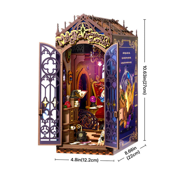 Rolife Magic Fantasy Corner TGB14 – Wizard-Themed DIY Book Nook Kit