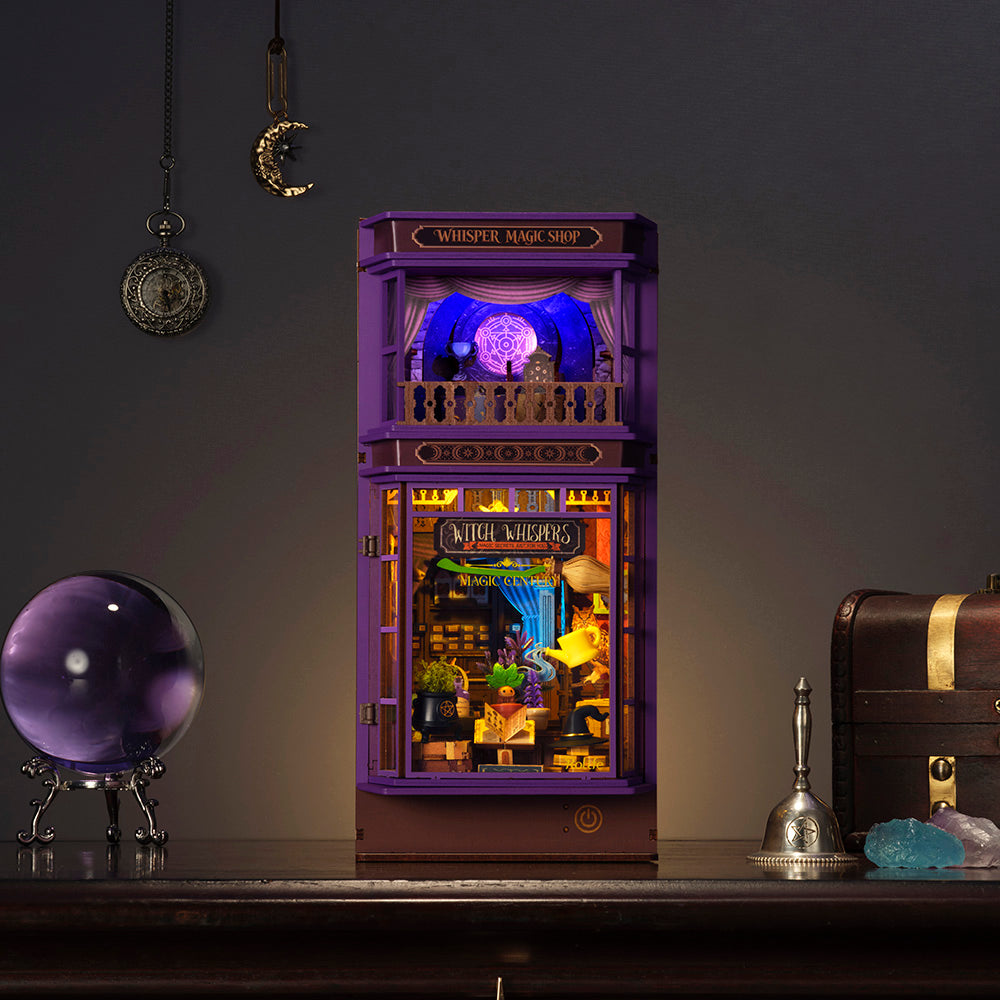 Rolife Whisper Magic Shop TGB22 – 442-Piece DIY Fantasy Book Nook Kit