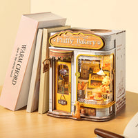 Rolife Fluffy Bakery TGE07 – 277-Piece DIY Book Nook Kit with LED Lighting
