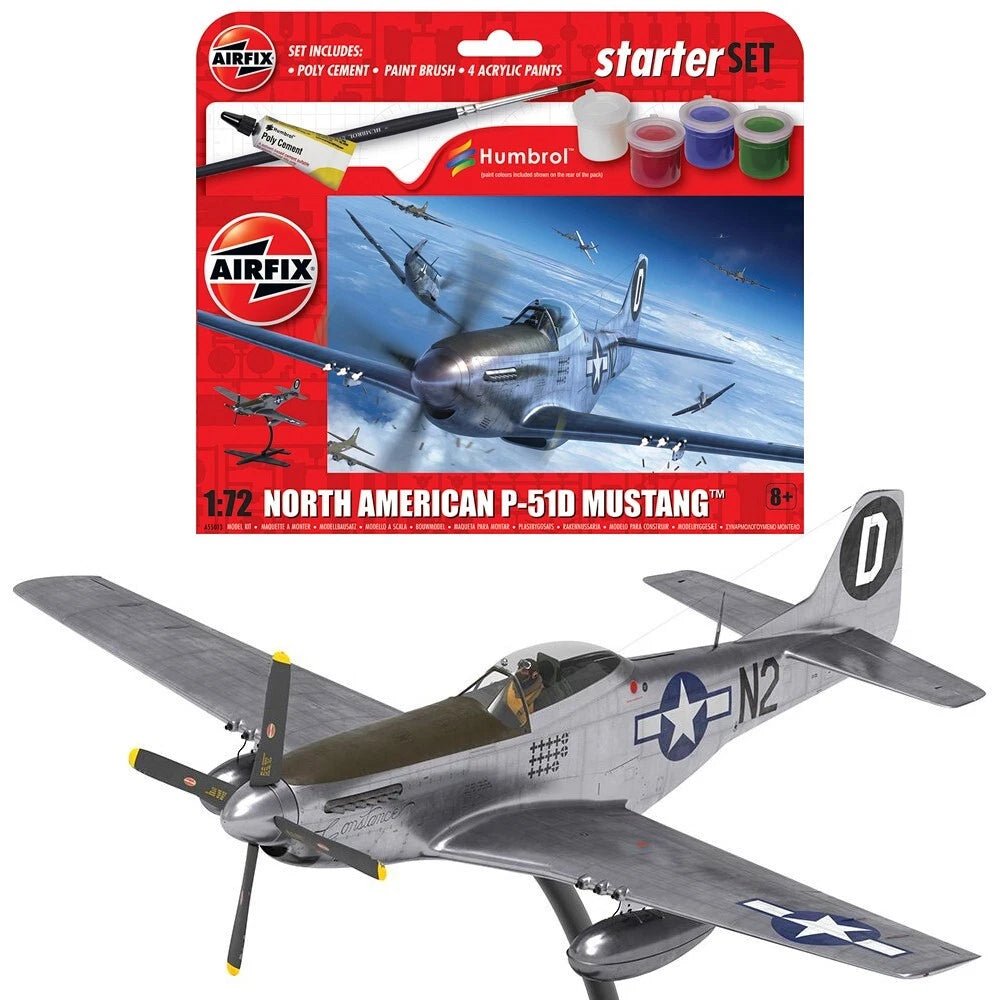 Airfix Starter Set – North American P-51D Mustang (1:72 Scale) in Malta | LAB7