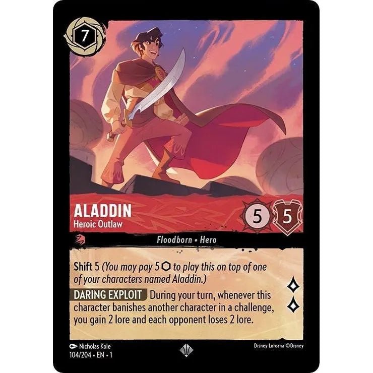 Aladdin - Heroic Outlaw (104/204) (The First Chapter) in Malta | LAB7