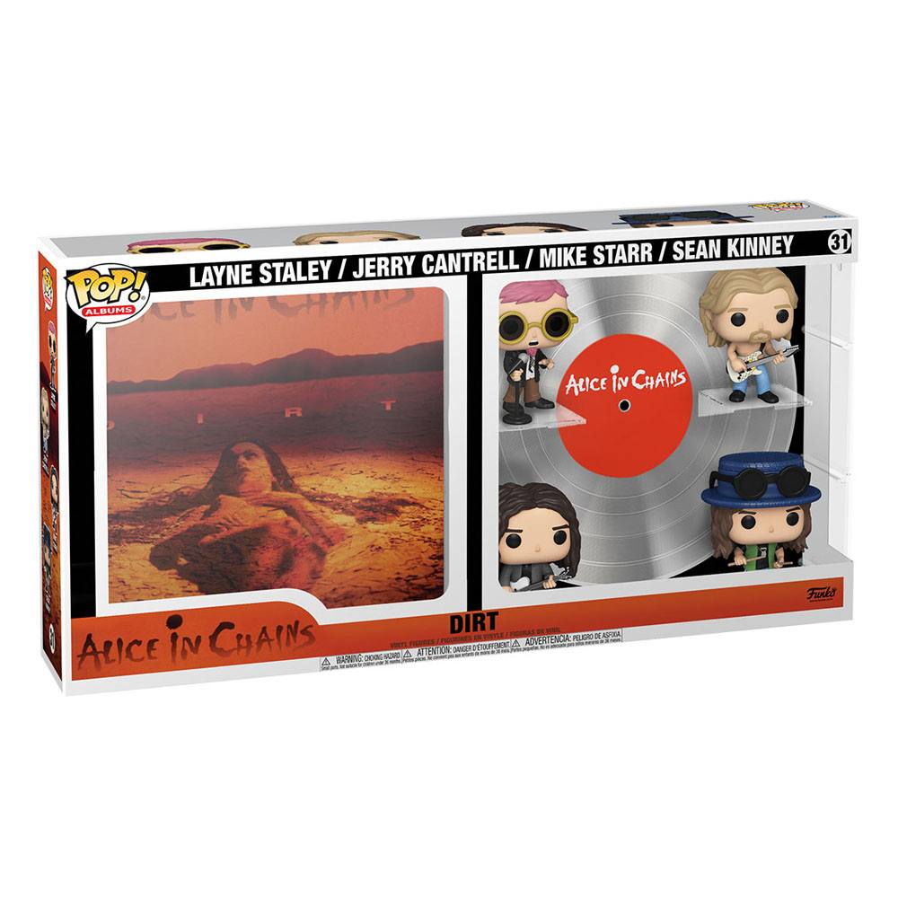 Alice in Chains POP! Albums DLX Vinyl Figure 4 - Pack Dirt 9 cm by LAB7 Malta, Europe