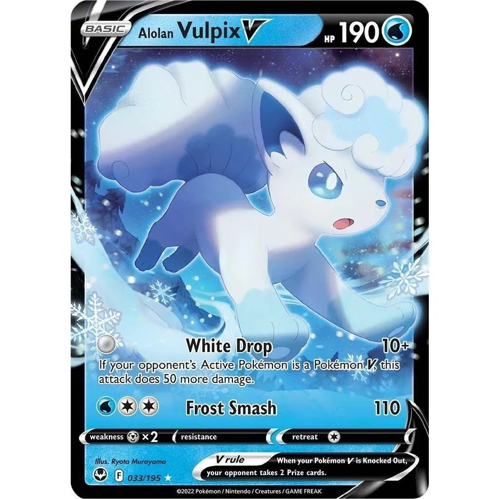 Alolan Vulpix V (033/195) (SWSH12: Silver Tempest) in Malta | LAB7
