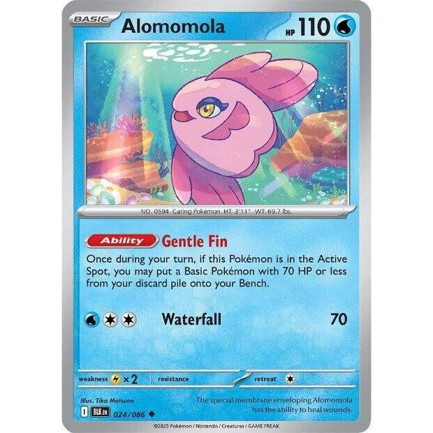 Pokemon Alomomola (024/086) (SV: Black Bolt) by LAB7 Malta, Europe