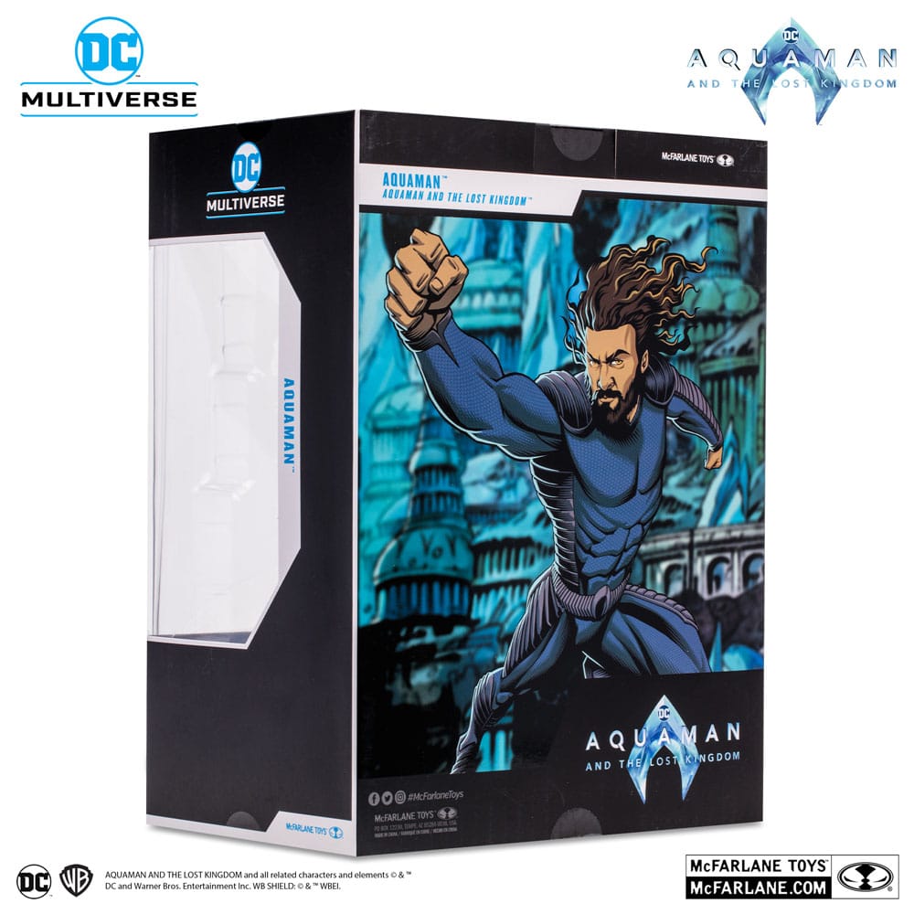Aquaman and the Lost Kingdom DC Multiverse Megafig Action Figure Aquaman 30 cm by LAB7 Malta, Europe