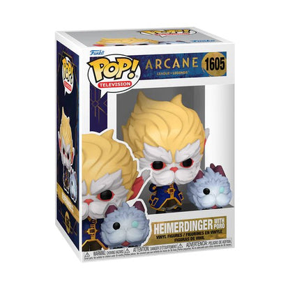 Funko - Arcane POP TV No.1605 Heimerdinger with Poro Figure