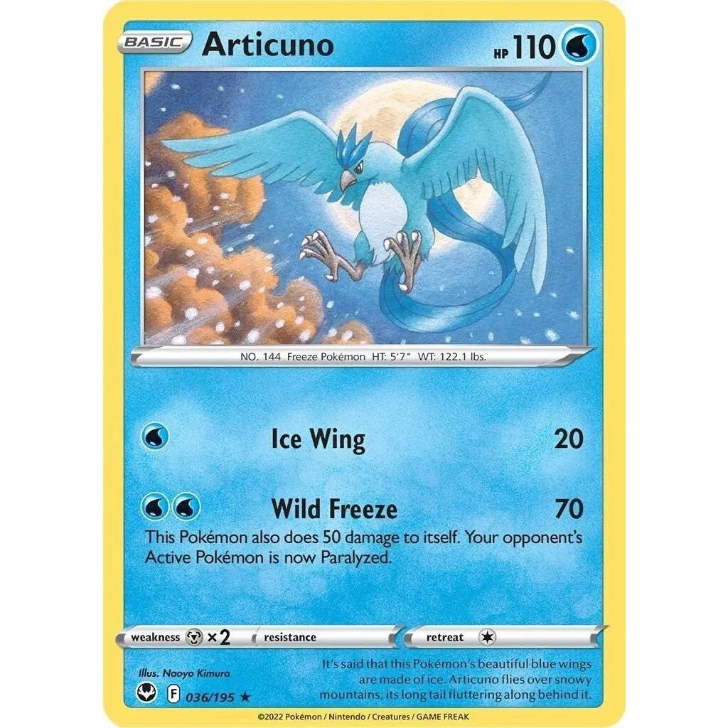 Articuno (036/195) (SWSH12: Silver Tempest) in Malta | LAB7