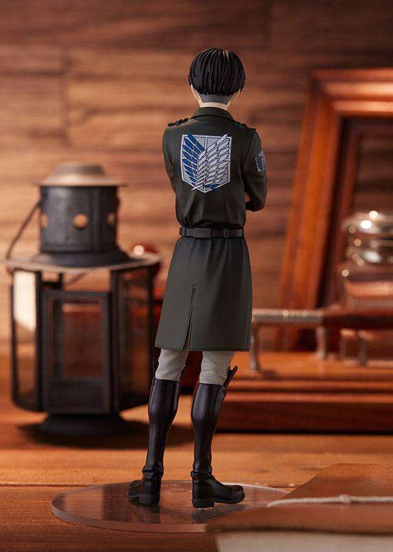 Attack on Titan Pop Up Parade PVC Statue Levi Dark Color Ver. (Damaged Box) in Malta | LAB7