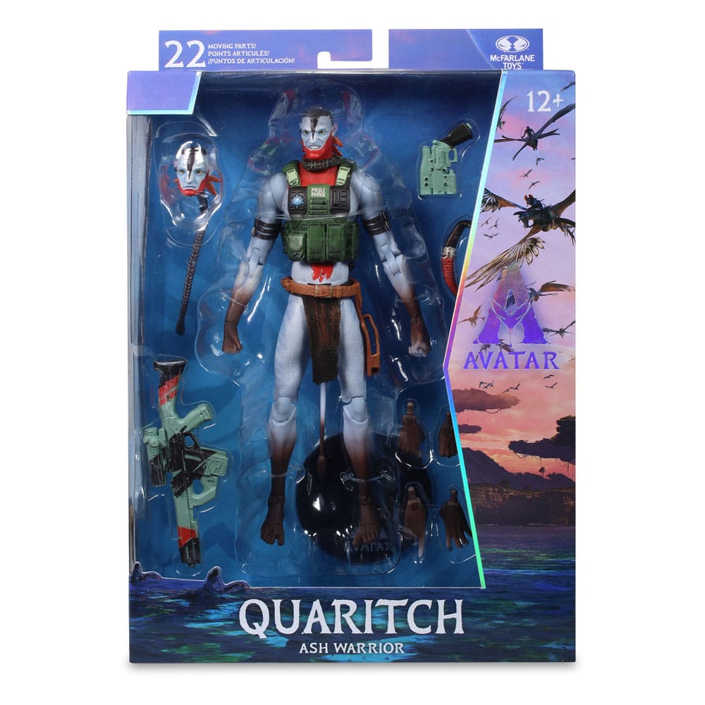 Avatar Fire And Ash Recom Quaritch Ash Warrior Action Figure 18 Cm 787926163148 by LAB7 Malta, Europe