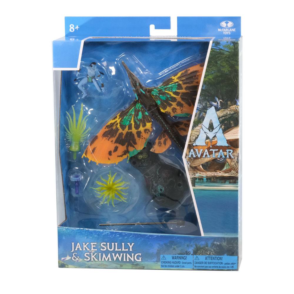 Avatar: The Way of Water Deluxe Large Action Figures Jake Sully & Skimwing by LAB7 Malta, Europe