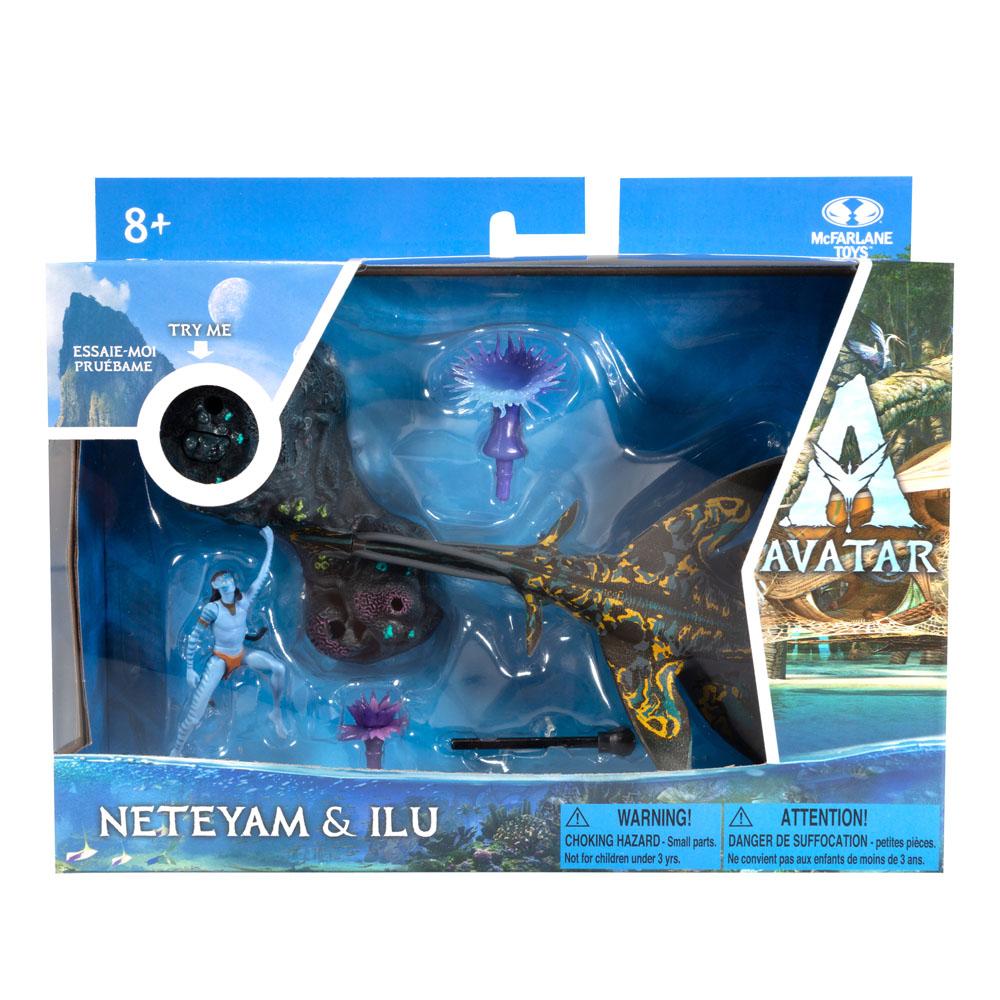 Avatar: The Way of Water Deluxe Medium Action Figures Neteyam & Ilu by LAB7 Malta, Europe