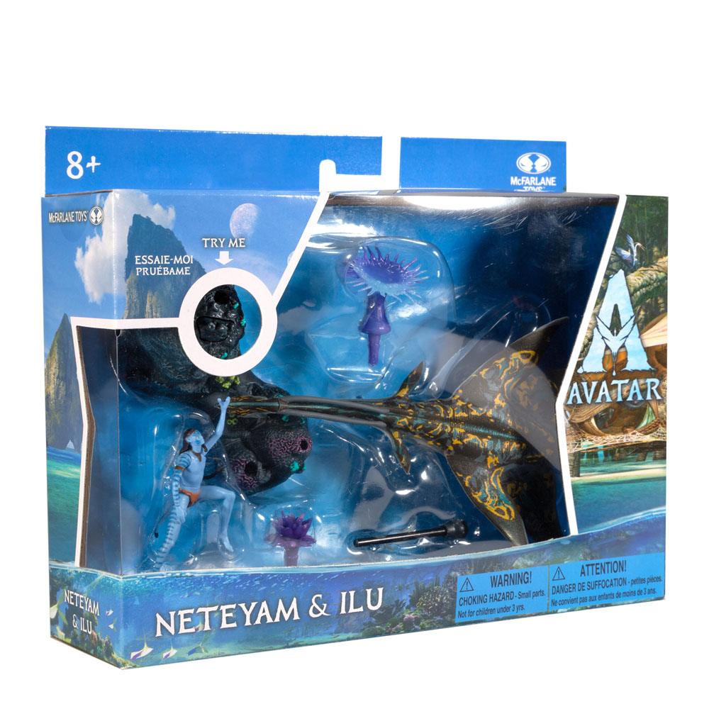 Avatar: The Way of Water Deluxe Medium Action Figures Neteyam & Ilu by LAB7 Malta, Europe