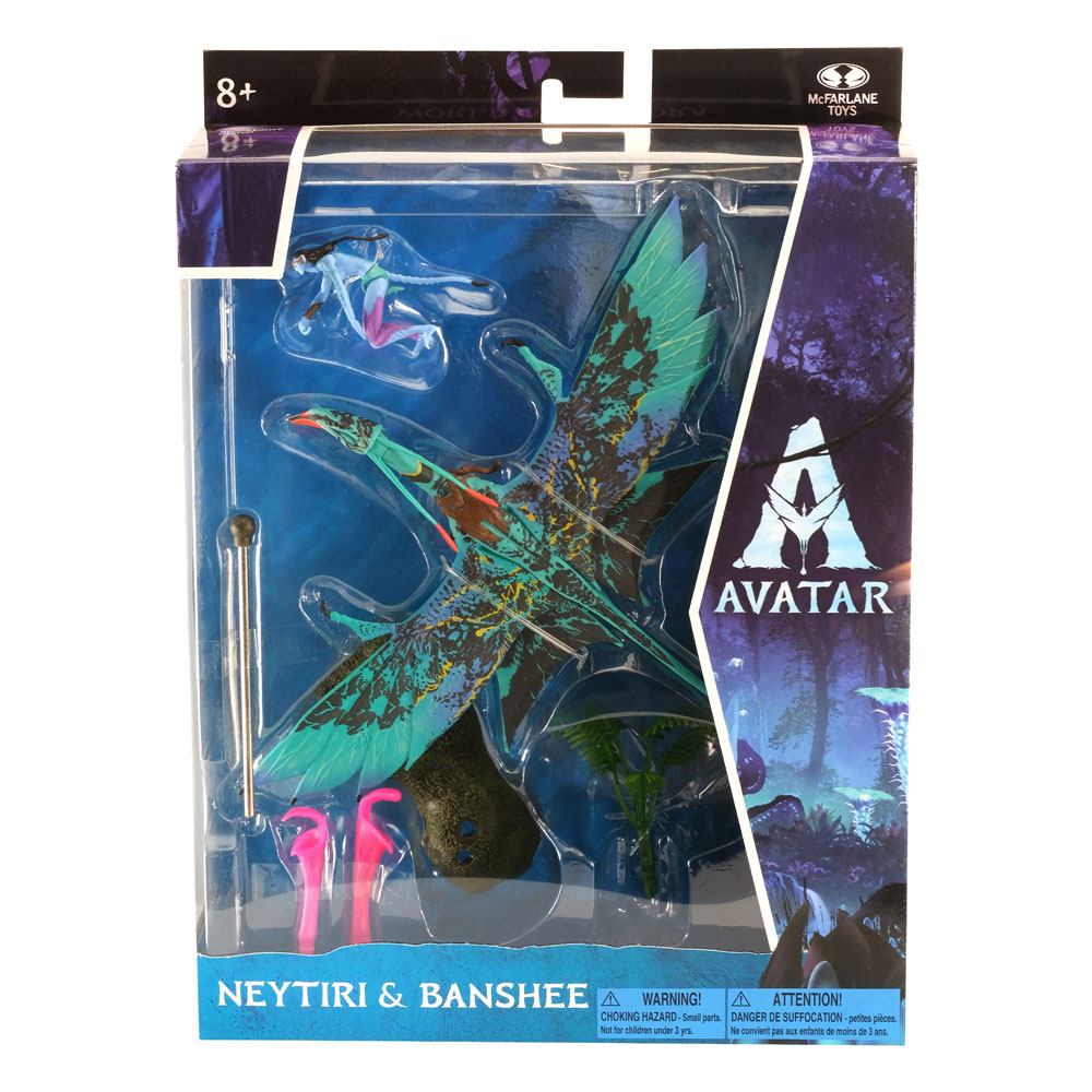 Avatar W.O.P Deluxe Large Action Figures Neytiri & Banshee by LAB7 Malta, Europe