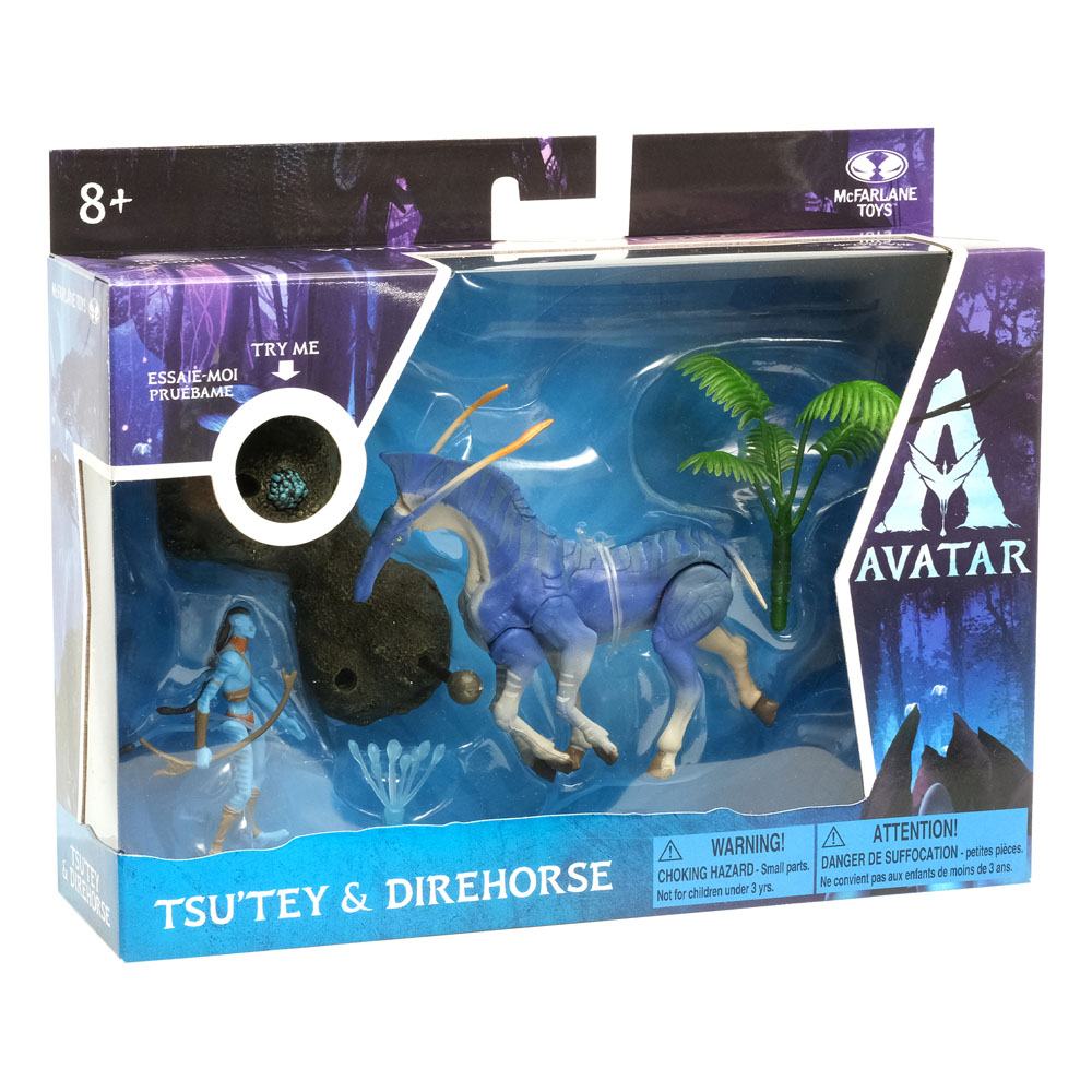 Avatar W.O.P Deluxe Medium Action Figures Tsu'tey & Direhorse by LAB7 Malta, Europe