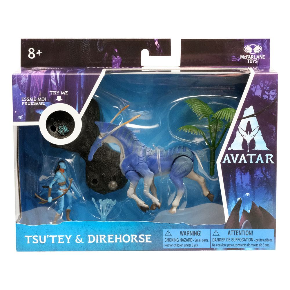 Avatar W.O.P Deluxe Medium Action Figures Tsu'tey & Direhorse by LAB7 Malta, Europe