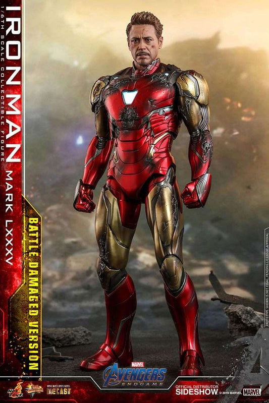Avengers: Endgame MMS Diecast Action Figure 1/6 Iron Man Mark LXXXV Battle Damaged Ver. 32 cm by LAB7 Malta, Europe
