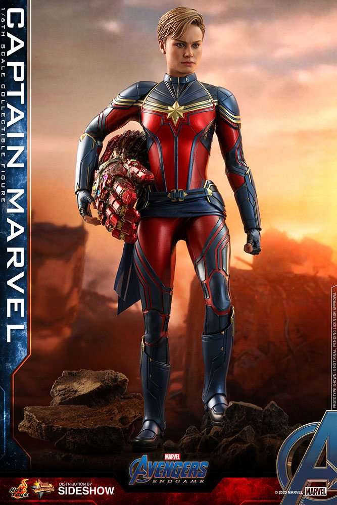 Avengers: Endgame Movie Masterpiece Series PVC Action Figure 1/6 Captain Marvel 29 cm by LAB7 Malta, Europe