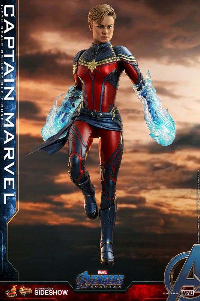 Avengers: Endgame Movie Masterpiece Series PVC Action Figure 1/6 Captain Marvel 29 cm by LAB7 Malta, Europe