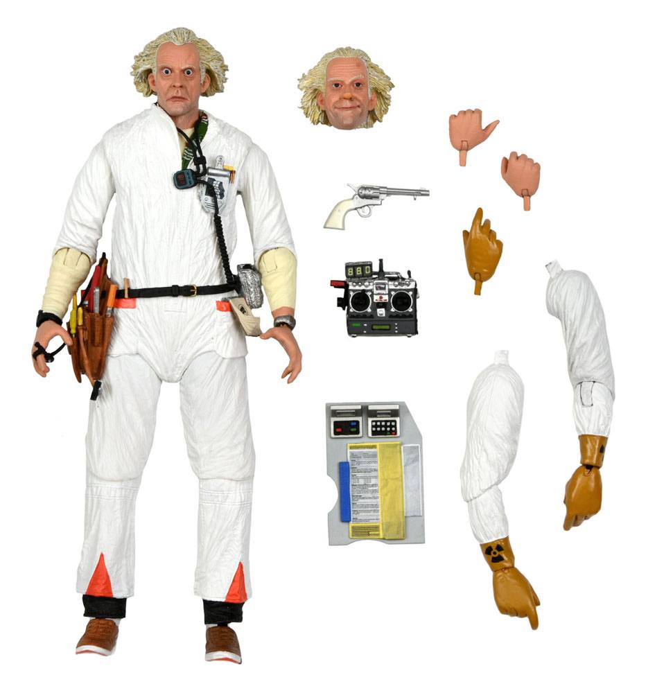 Back to the Future Action Figure Ultimate Doc Brown (1985) 18 cm in Malta | LAB7