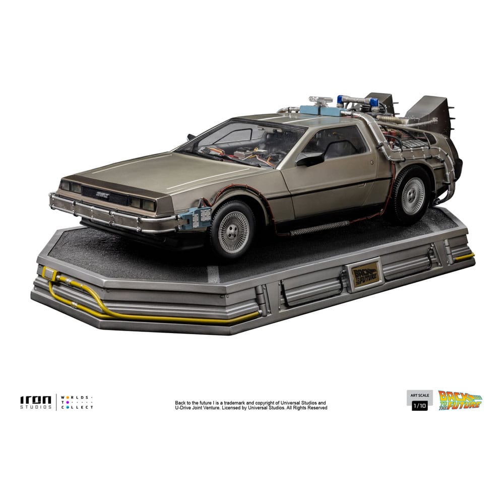 Back to the Future Art Scale Statue 1/10 DeLorean 23 cm by LAB7 Malta, Europe