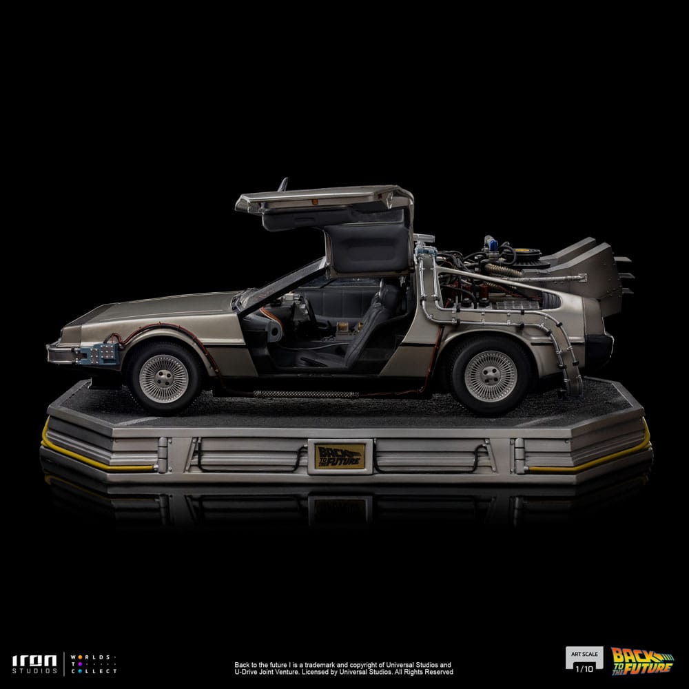 Back to the Future Art Scale Statue 1/10 DeLorean 23 cm by LAB7 Malta, Europe