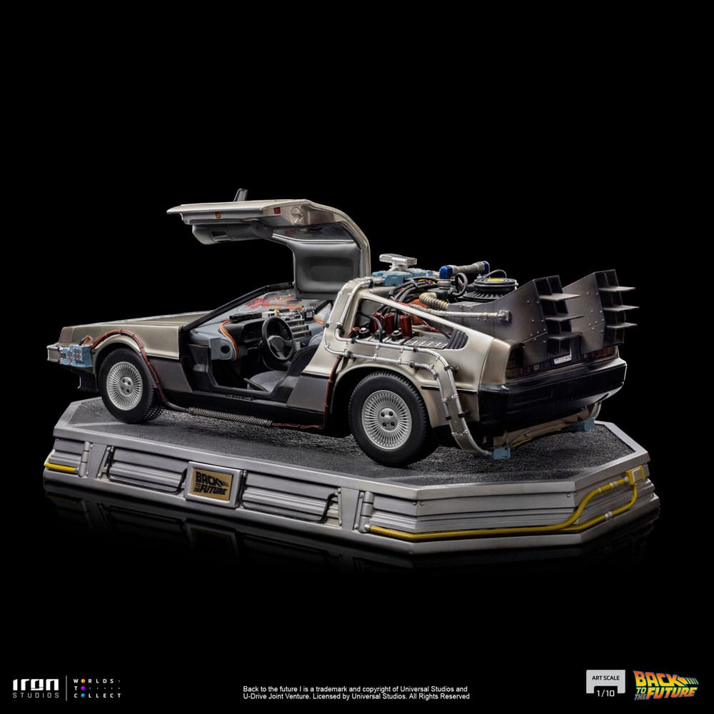Back to the Future Art Scale Statue 1/10 DeLorean 23 cm by LAB7 Malta, Europe