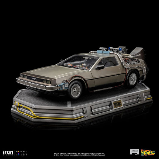 Iron Studios - Back to the Future Art Scale Statue 1/10 DeLorean 23 cm