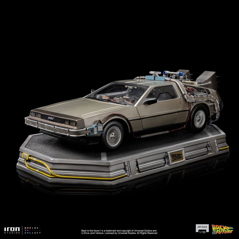 Back to the Future Art Scale Statue 1/10 DeLorean 23 cm by LAB7 Malta, Europe