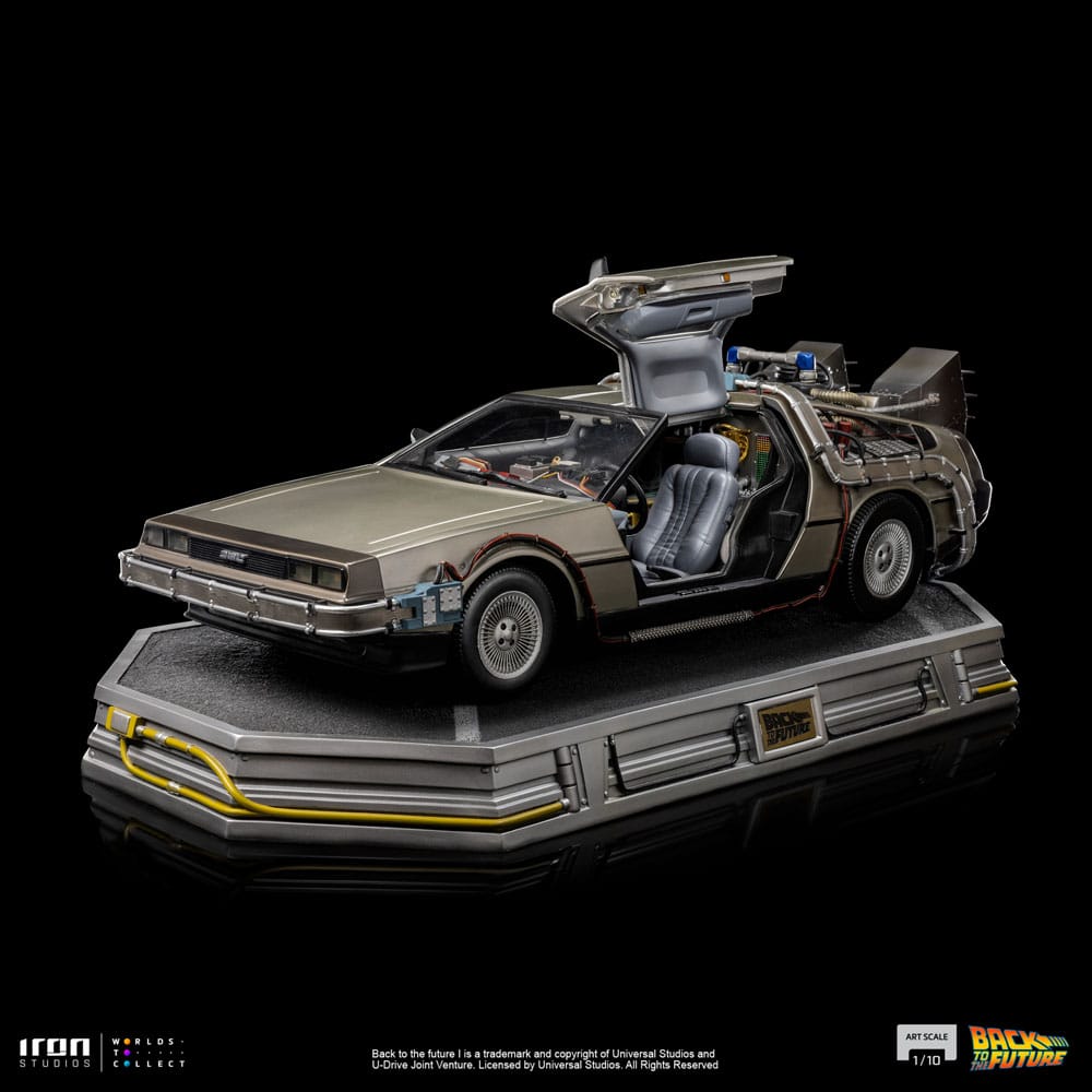 Back to the Future Art Scale Statue 1/10 DeLorean 23 cm by LAB7 Malta, Europe