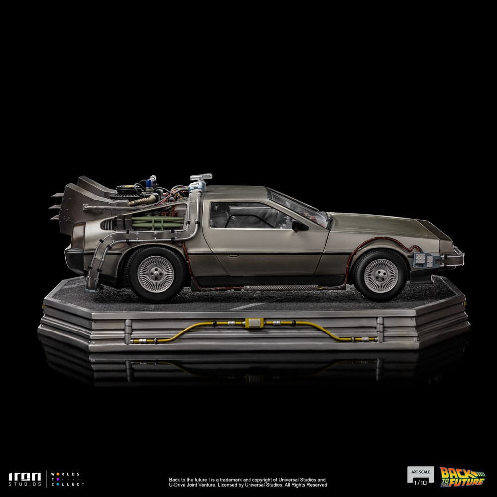Back to the Future Art Scale Statue 1/10 DeLorean 23 cm by LAB7 Malta, Europe