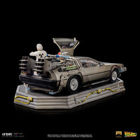 Back to the Future Art Scale Statue 1/10 DeLorean Full Set 23 cm by LAB7 Malta, Europe