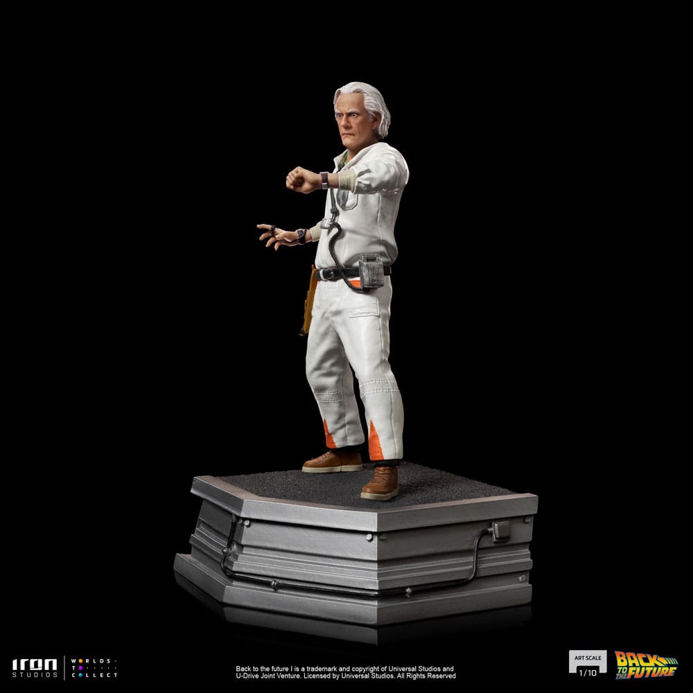 Back to the Future Art Scale Statue 1/10 Doc Brown 22 cm by LAB7 Malta, Europe