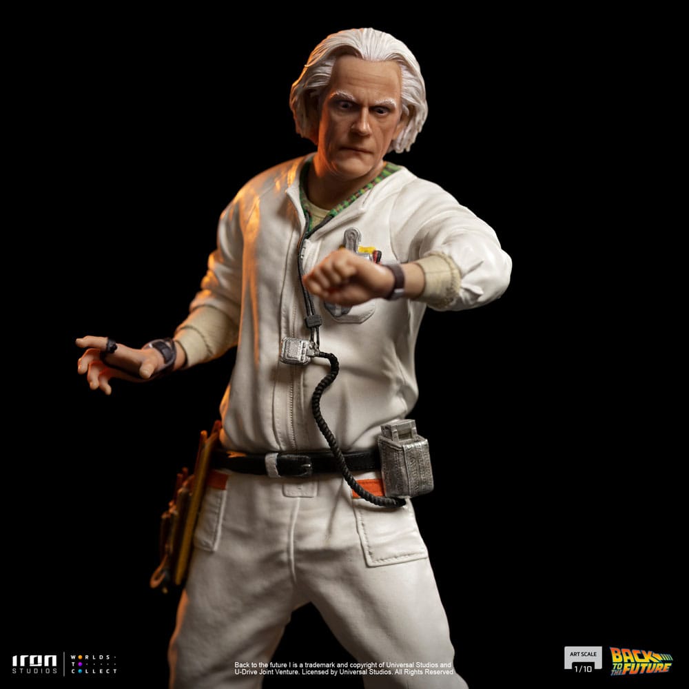 Back to the Future Art Scale Statue 1/10 Doc Brown 22 cm by LAB7 Malta, Europe