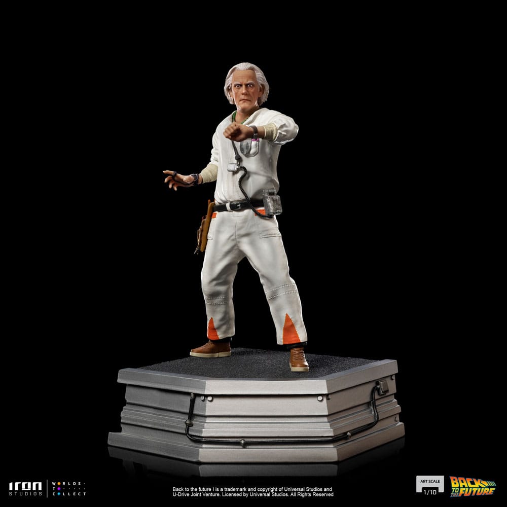 Back to the Future Art Scale Statue 1/10 Doc Brown 22 cm by LAB7 Malta, Europe